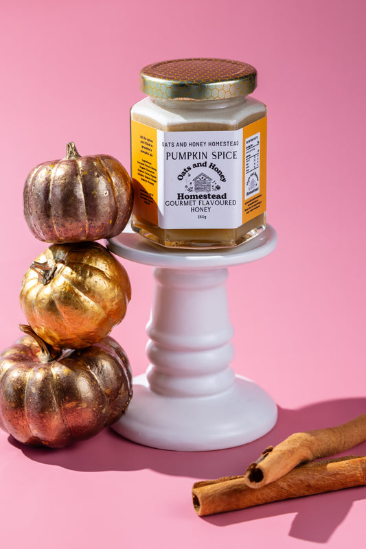Pumpkin spiced honey
