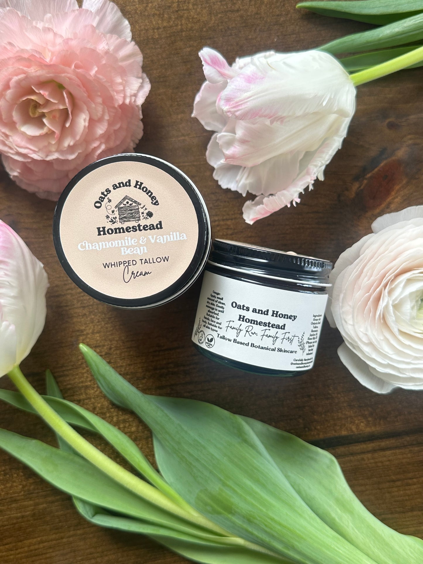 Chamomile and Vanilla Bean Whipped Tallow