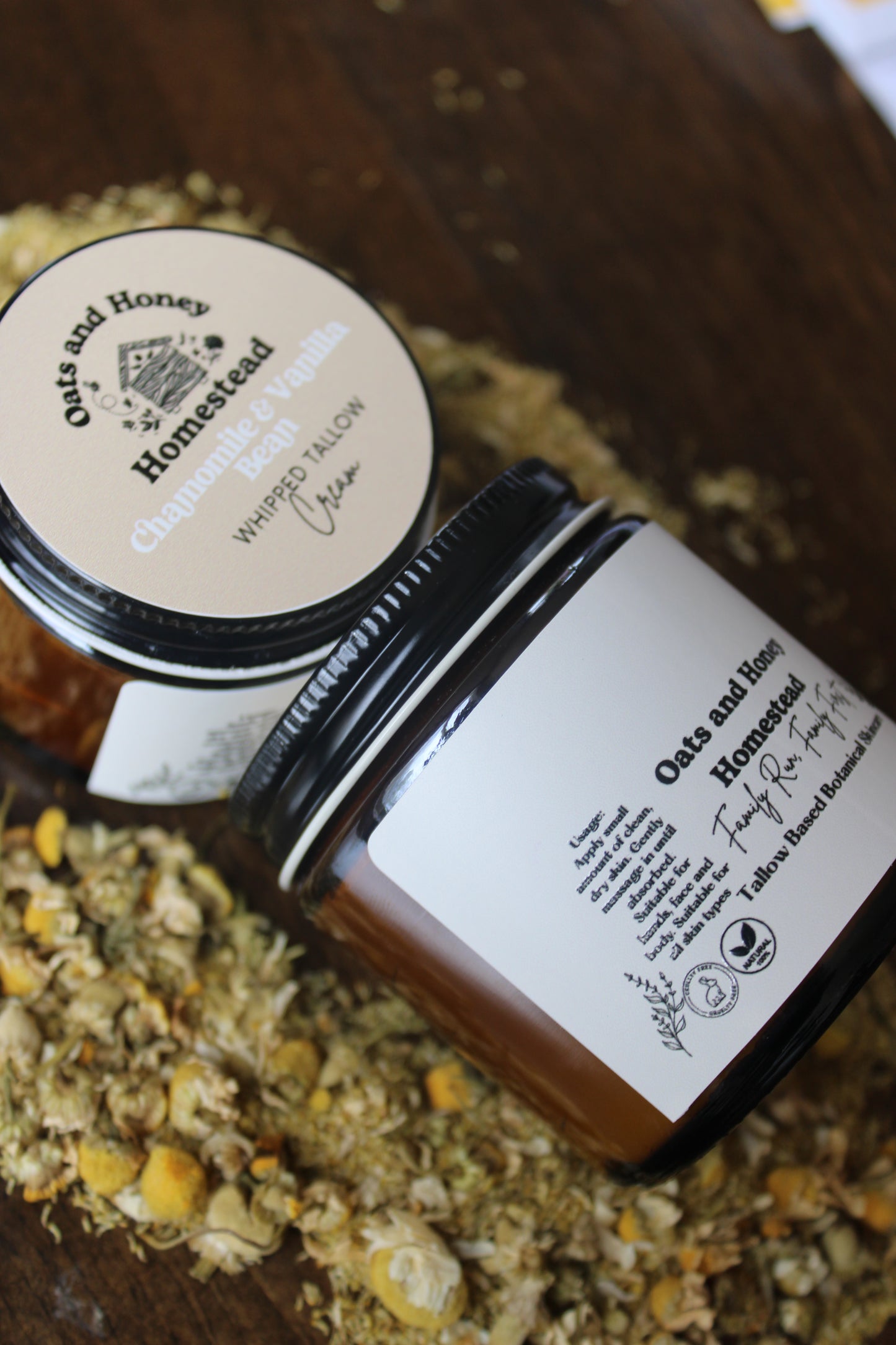 Chamomile and Vanilla Bean Whipped Tallow