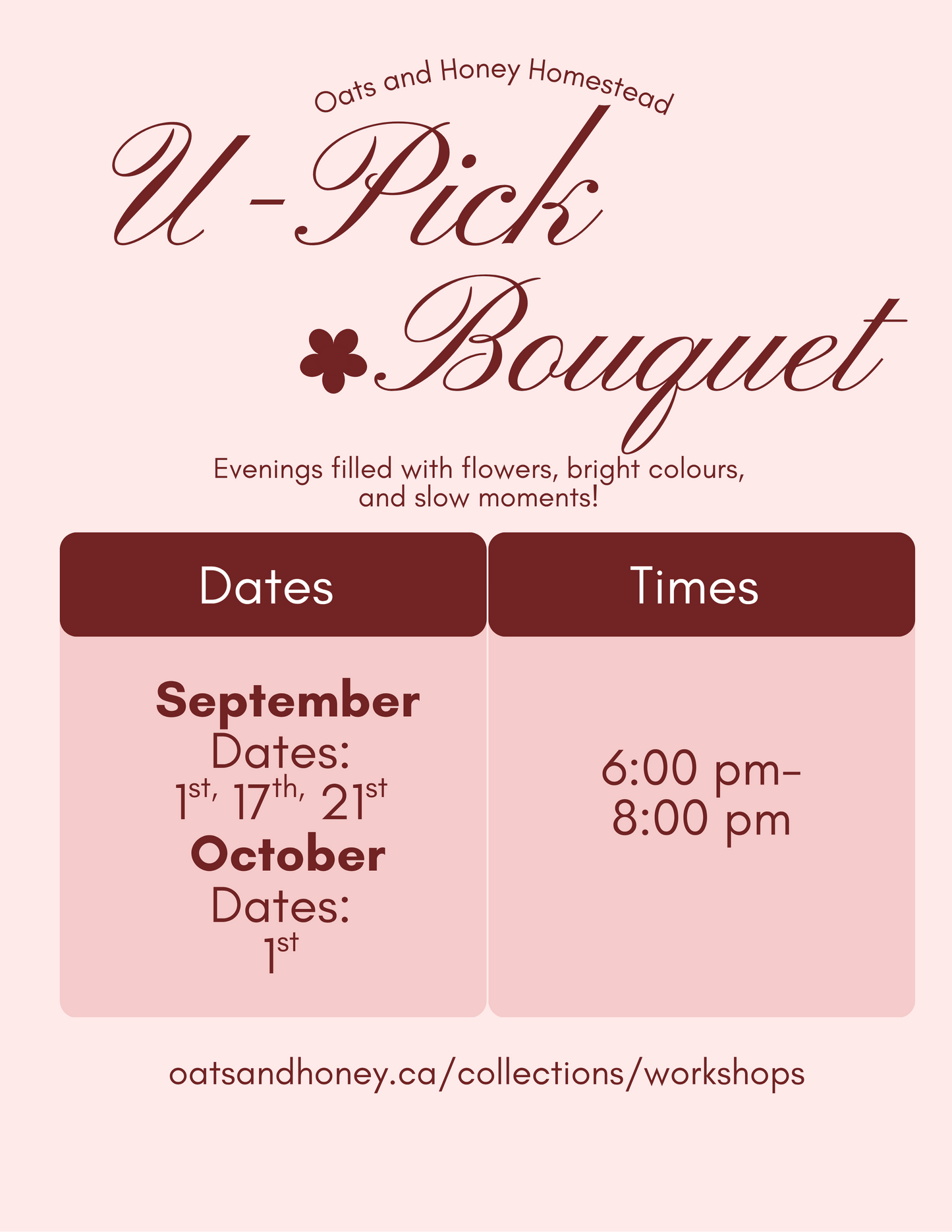 Pick Your Own Bouquet