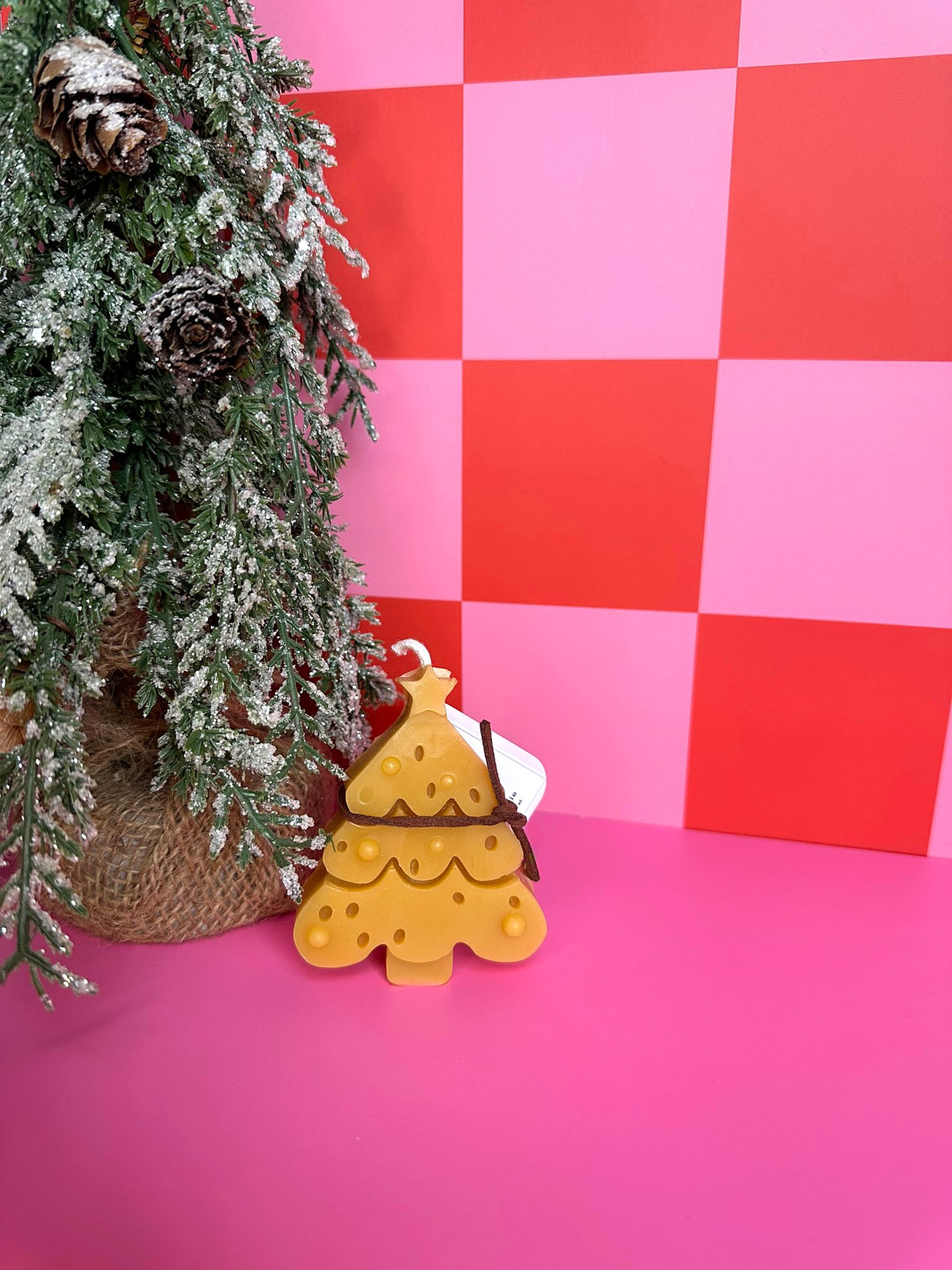 Decorated Tree Candle