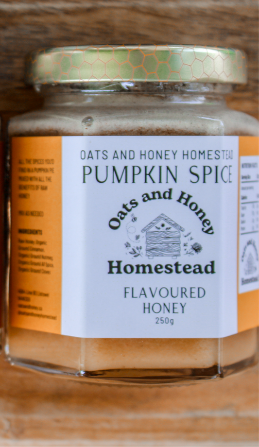 Pumpkin spiced honey