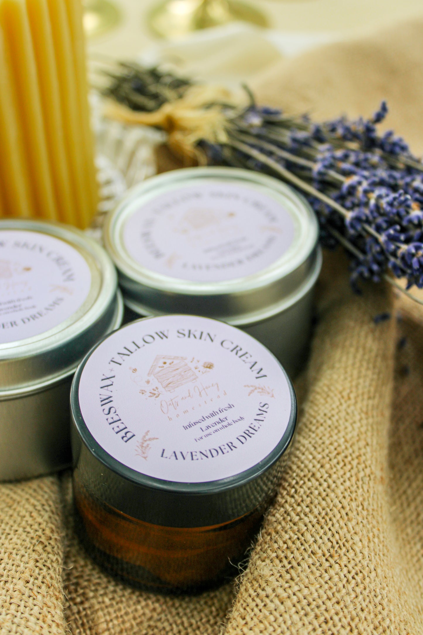 Tallow + Beeswax Cream: Lavender