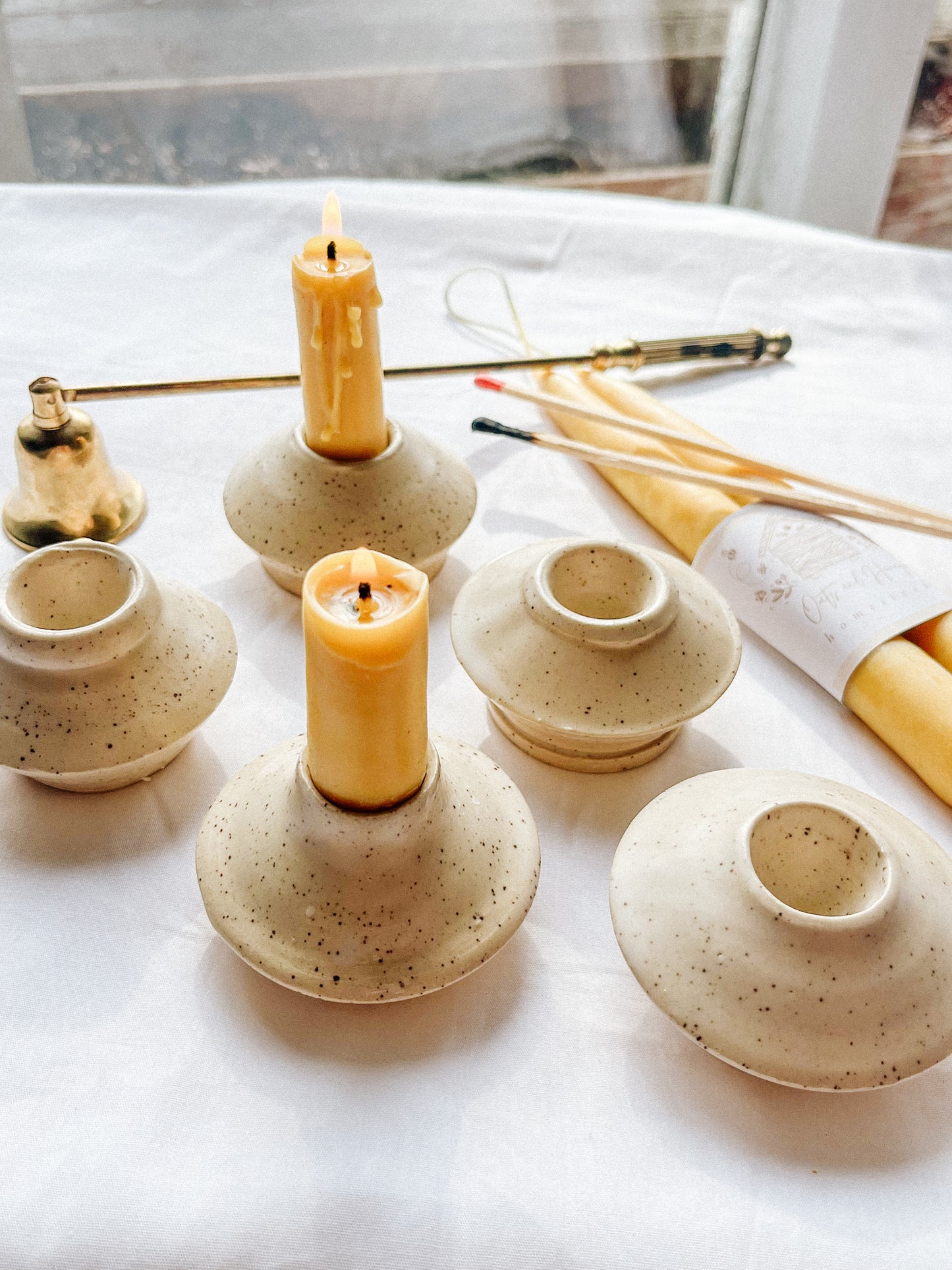 Fluted Candle Holders By Stages Creative Design