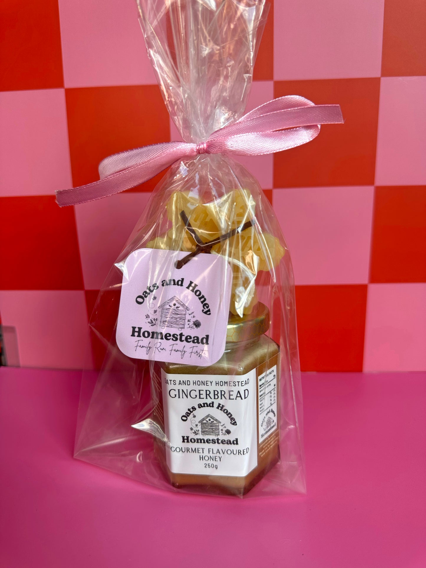 Snowflake Candle & Honey Gift Pack