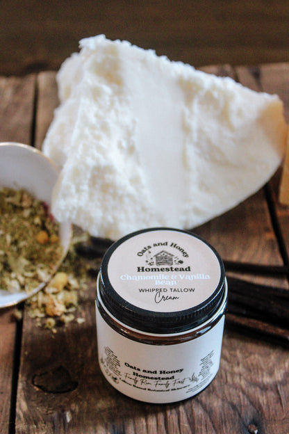 Chamomile and Vanilla Bean Whipped Tallow
