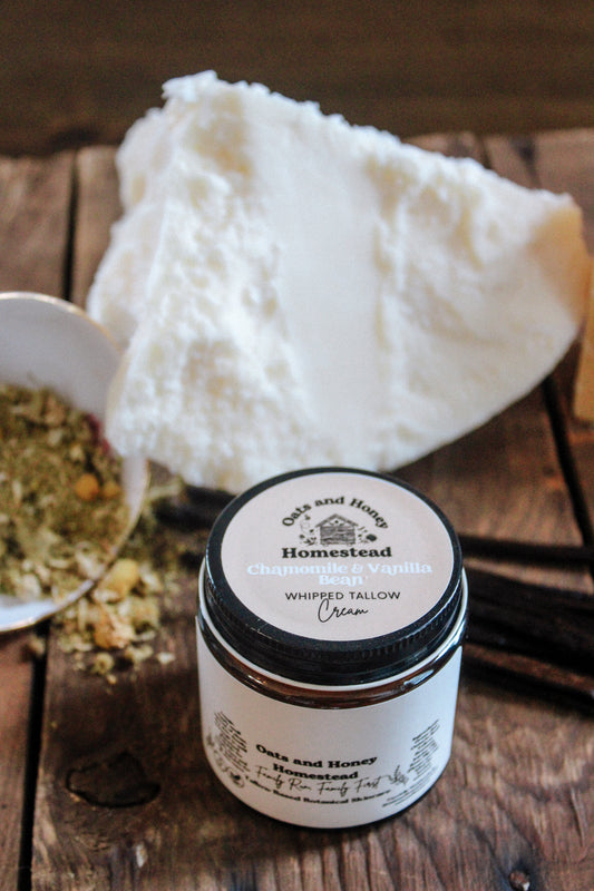 Chamomile and Vanilla Bean Whipped Tallow
