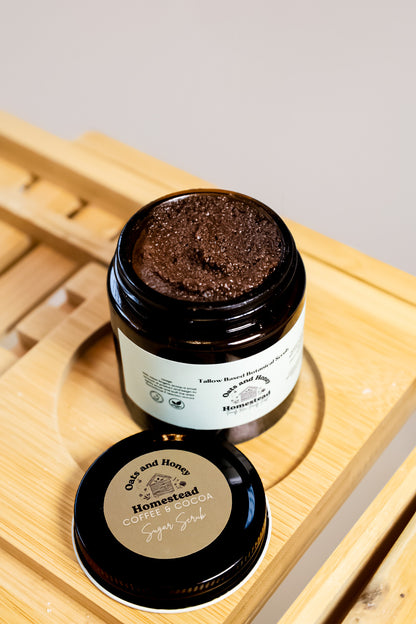 Coffee and Cocoa Tallow Scrub