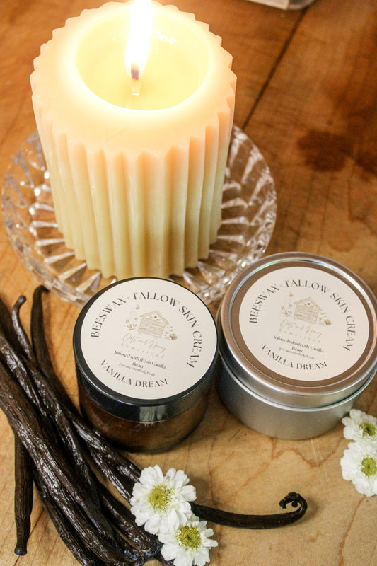 Beeswax + Tallow Cream: Vanilla Bean