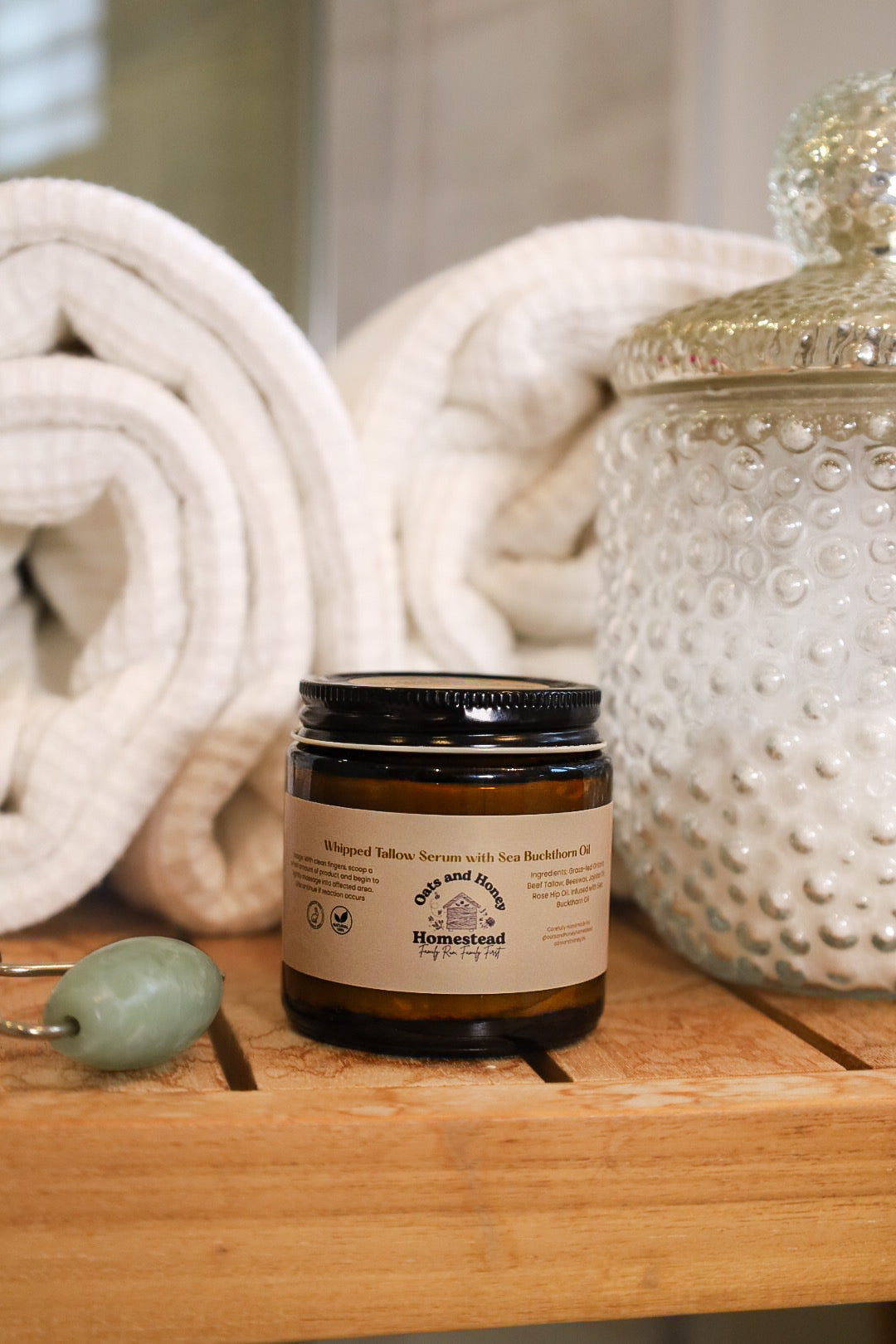 Whipped Tallow Serum with Sea Buckthorn Oil