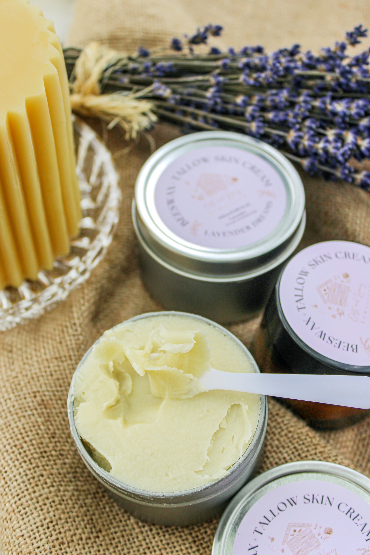 Tallow + Beeswax Cream: Lavender