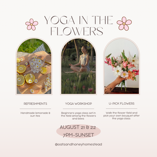 Yoga In The Flowers August 22